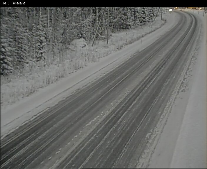 Weather Camera Image Road 6 Kitee, Kesälahti, Kitee, Pohjois-Karjala