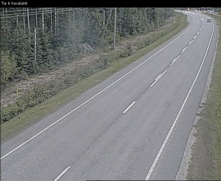 Weather Camera Image Road 6 Kitee, Kesälahti, Kitee, Pohjois-Karjala