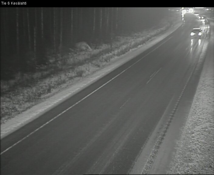 Weather Camera Image Road 6 Kitee, Kesälahti, Kitee, Pohjois-Karjala