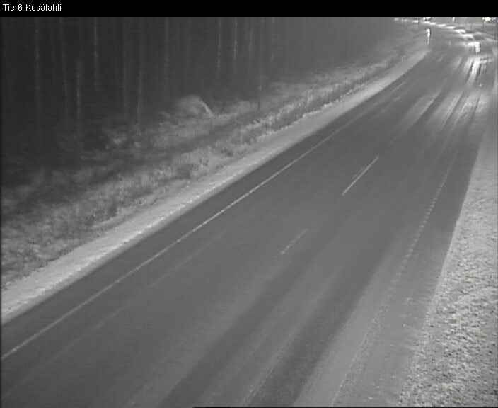 Weather Camera Image Road 6 Kitee, Kesälahti, Kitee, Pohjois-Karjala