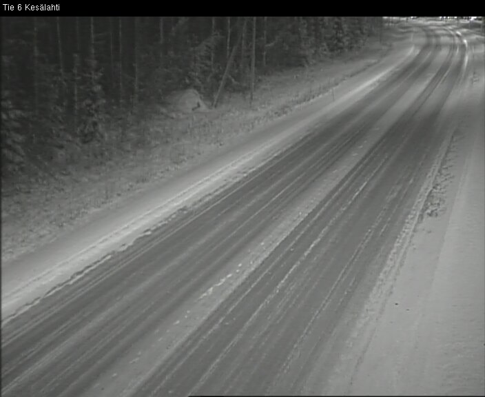 Weather Camera Image Väg 6 Kitee, Kesälax, Kitee, Pohjois-Karjala