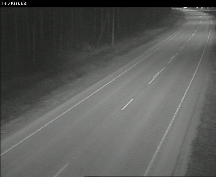 Weather Camera Image Road 6 Kitee, Kesälahti, Kitee, Pohjois-Karjala