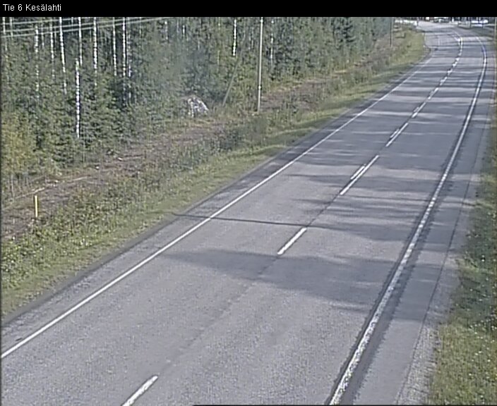 Kelikamerat Kuva Tie 6 Kitee, Kesälahti, Kitee, Pohjois-Karjala