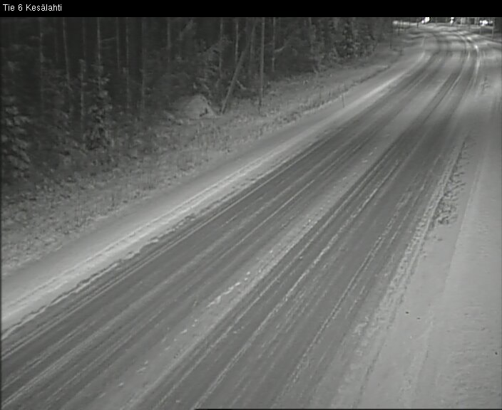 Weather Camera Image Väg 6 Kitee, Kesälax, Kitee, Pohjois-Karjala