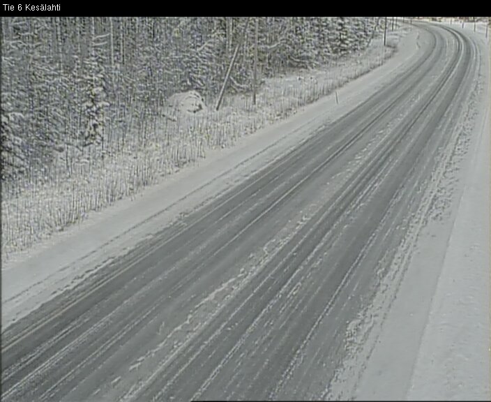 Weather Camera Image Road 6 Kitee, Kesälahti, Kitee, Pohjois-Karjala