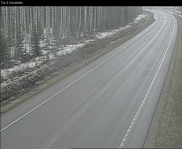 Weather Camera Image Road 6 Kitee, Kesälahti, Kitee, Pohjois-Karjala