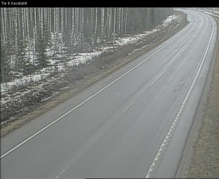 Weather Camera Image Road 6 Kitee, Kesälahti, Kitee, Pohjois-Karjala