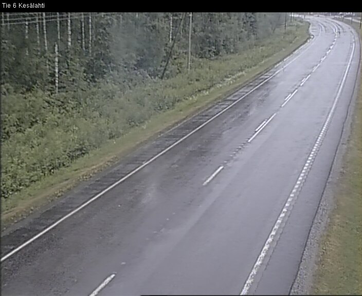 Weather Camera Image Road 6 Kitee, Kesälahti, Kitee, Pohjois-Karjala