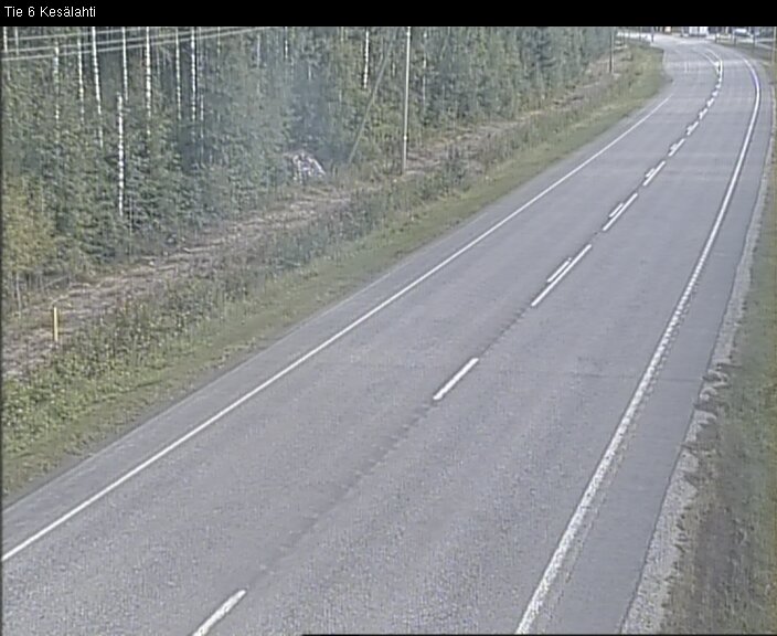 Weather Camera Image Road 6 Kitee, Kesälahti, Kitee, Pohjois-Karjala