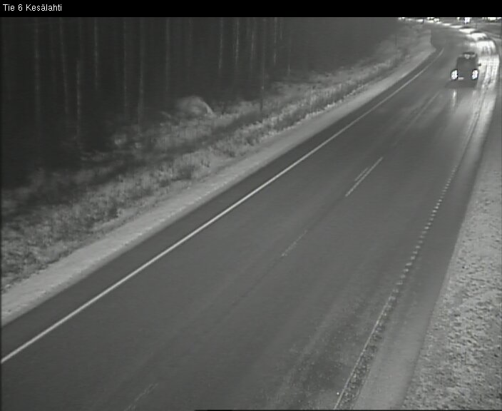 Weather Camera Image Väg 6 Kitee, Kesälax, Kitee, Pohjois-Karjala