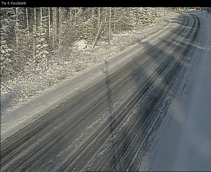 Weather Camera Image Road 6 Kitee, Kesälahti, Kitee, Pohjois-Karjala