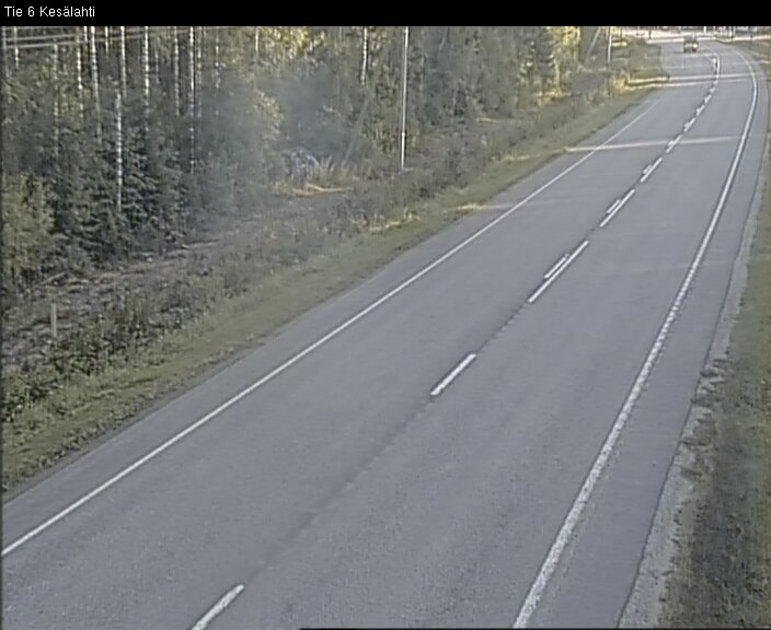Weather Camera Image Road 6 Kitee, Kesälahti, Kitee, Pohjois-Karjala