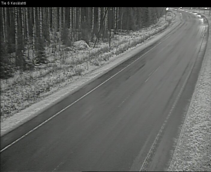 Weather Camera Image Road 6 Kitee, Kesälahti, Kitee, Pohjois-Karjala