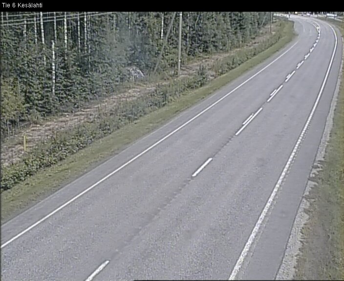 Weather Camera Image Road 6 Kitee, Kesälahti, Kitee, Pohjois-Karjala