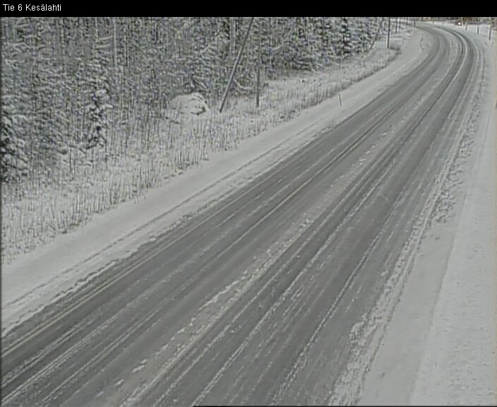 Weather Camera Image Road 6 Kitee, Kesälahti, Kitee, Pohjois-Karjala