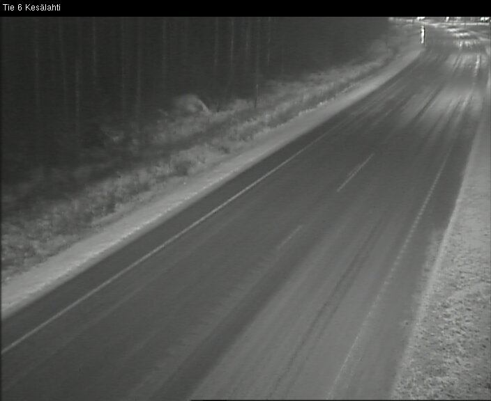 Weather Camera Image Väg 6 Kitee, Kesälax, Kitee, Pohjois-Karjala
