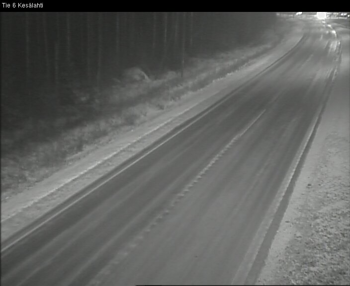 Weather Camera Image Väg 6 Kitee, Kesälax, Kitee, Pohjois-Karjala