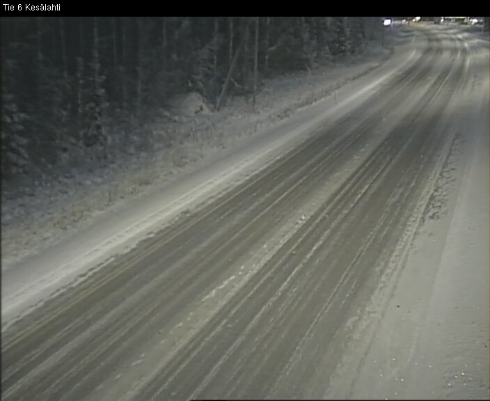 Weather Camera Image Road 6 Kitee, Kesälahti, Kitee, Pohjois-Karjala