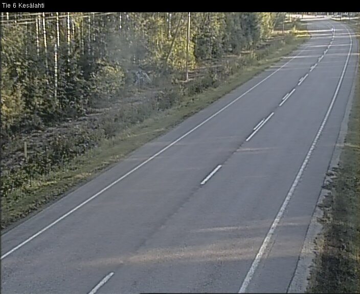 Weather Camera Image Road 6 Kitee, Kesälahti, Kitee, Pohjois-Karjala