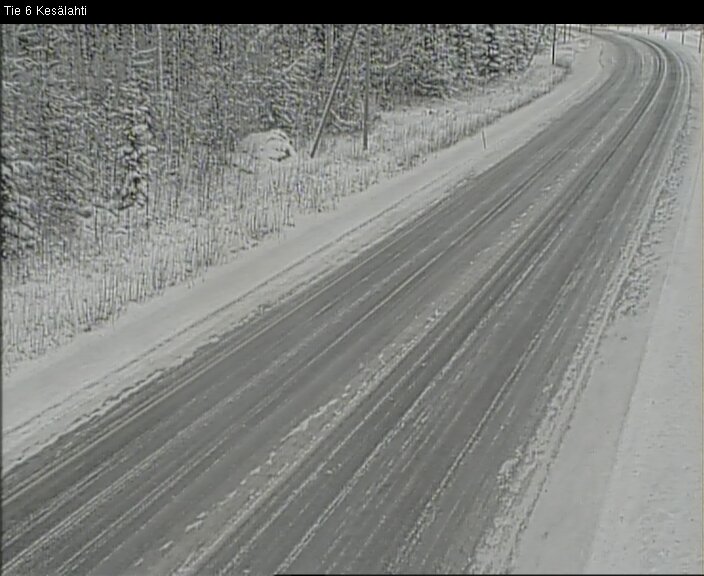 Weather Camera Image Road 6 Kitee, Kesälahti, Kitee, Pohjois-Karjala