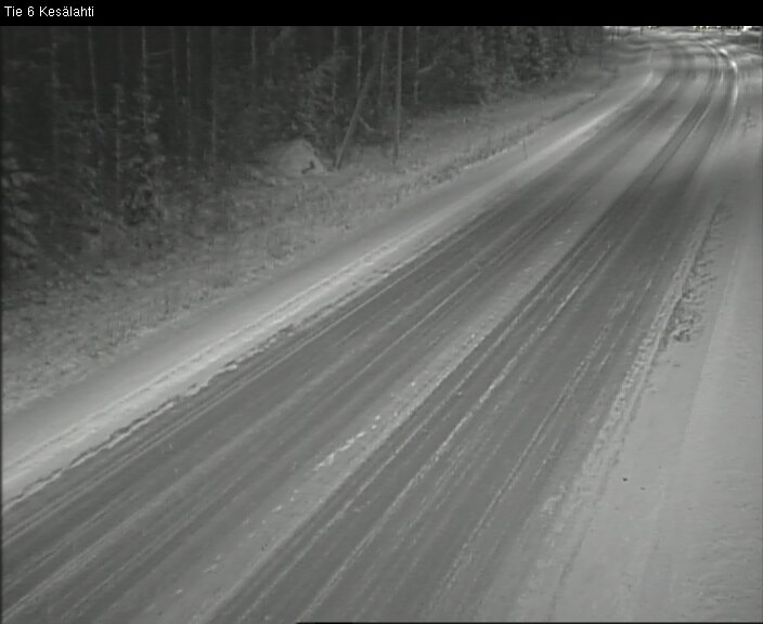 Weather Camera Image Väg 6 Kitee, Kesälax, Kitee, Pohjois-Karjala