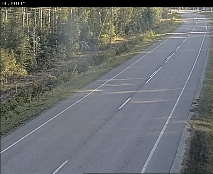 Weather Camera Image Road 6 Kitee, Kesälahti, Kitee, Pohjois-Karjala