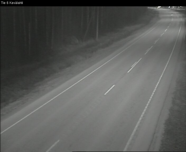 Weather Camera Image Road 6 Kitee, Kesälahti, Kitee, Pohjois-Karjala