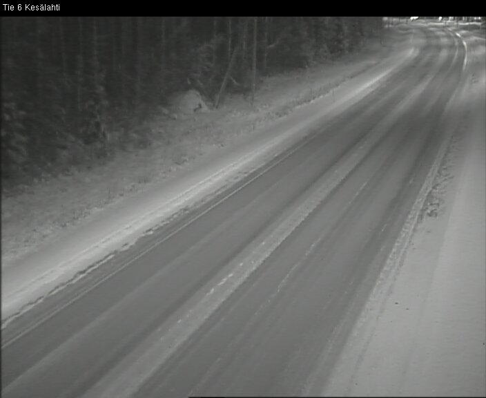 Weather Camera Image Väg 6 Kitee, Kesälax, Kitee, Pohjois-Karjala