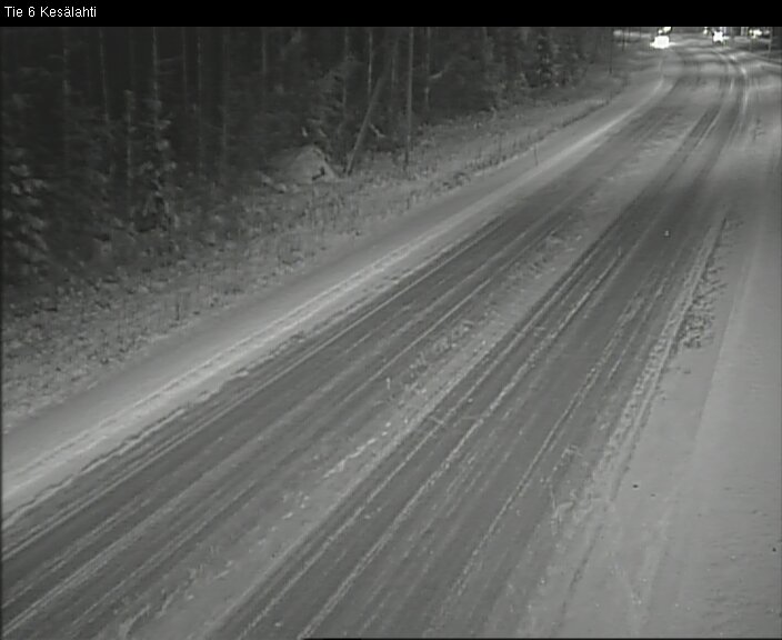 Weather Camera Image Väg 6 Kitee, Kesälax, Kitee, Pohjois-Karjala