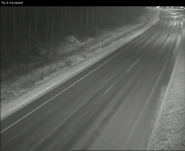 Weather Camera Image Väg 6 Kitee, Kesälax, Kitee, Pohjois-Karjala