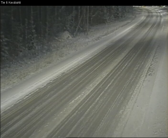 Weather Camera Image Road 6 Kitee, Kesälahti, Kitee, Pohjois-Karjala