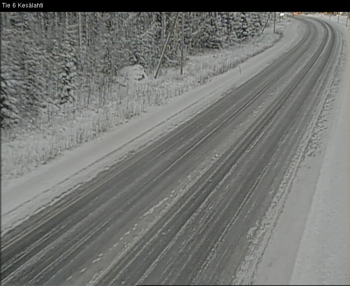 Weather Camera Image Road 6 Kitee, Kesälahti, Kitee, Pohjois-Karjala