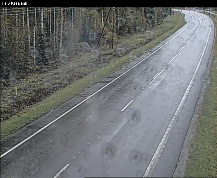 Weather Camera Image Road 6 Kitee, Kesälahti, Kitee, Pohjois-Karjala