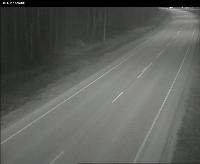 Weather Camera Image Road 6 Kitee, Kesälahti, Kitee, Pohjois-Karjala