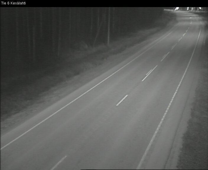 Weather Camera Image Road 6 Kitee, Kesälahti, Kitee, Pohjois-Karjala