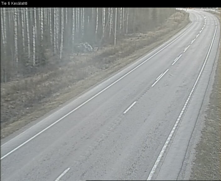 Weather Camera Image Road 6 Kitee, Kesälahti, Kitee, Pohjois-Karjala