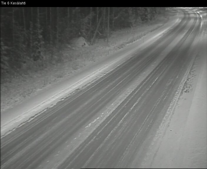 Weather Camera Image Väg 6 Kitee, Kesälax, Kitee, Pohjois-Karjala