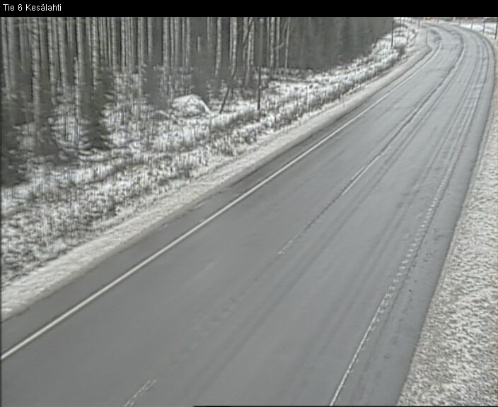 Weather Camera Image Road 6 Kitee, Kesälahti, Kitee, Pohjois-Karjala