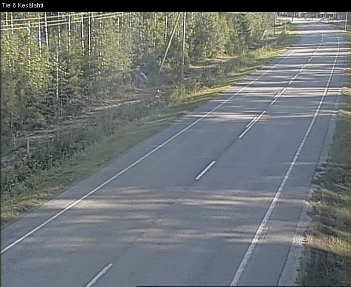 Weather Camera Image Road 6 Kitee, Kesälahti, Kitee, Pohjois-Karjala
