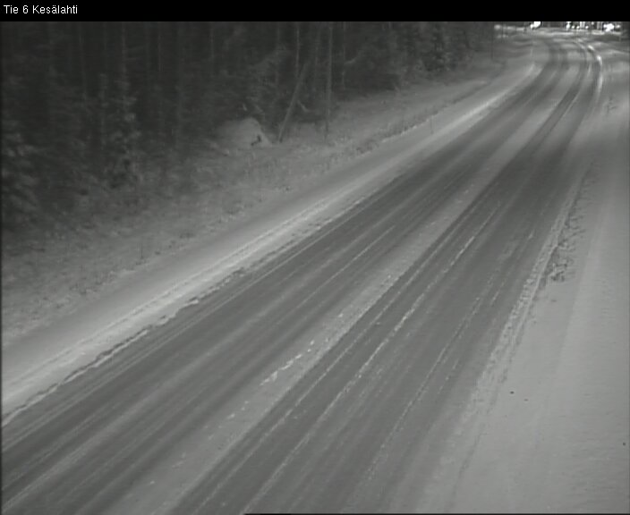 Weather Camera Image Väg 6 Kitee, Kesälax, Kitee, Pohjois-Karjala