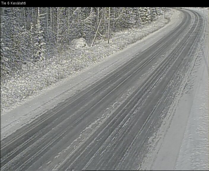 Weather Camera Image Road 6 Kitee, Kesälahti, Kitee, Pohjois-Karjala