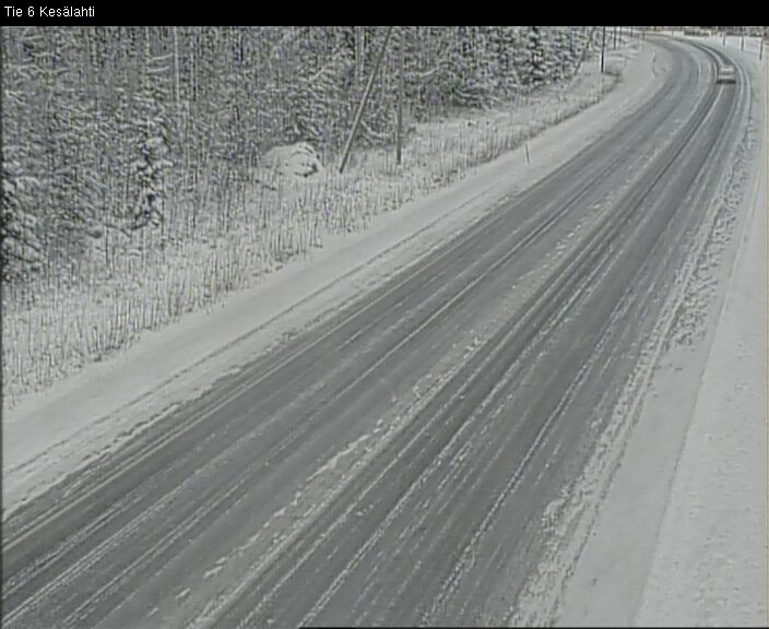 Weather Camera Image Road 6 Kitee, Kesälahti, Kitee, Pohjois-Karjala
