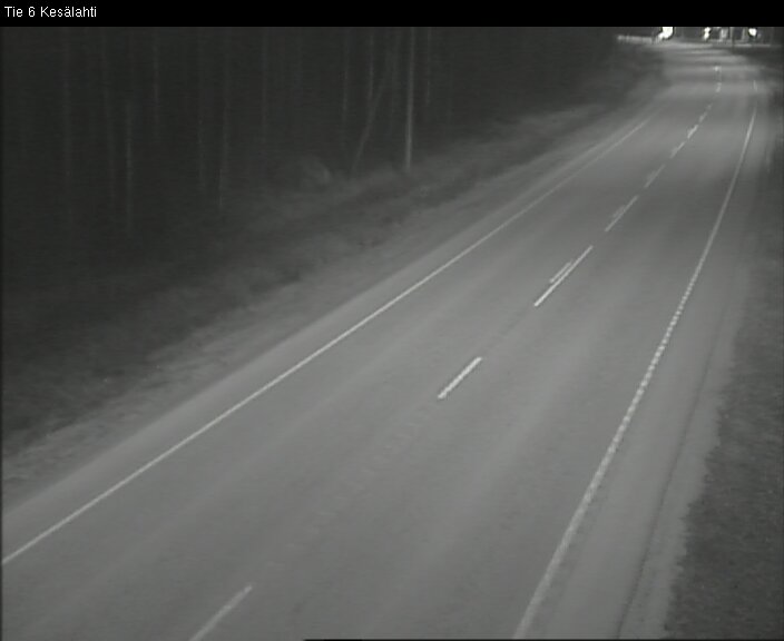 Weather Camera Image Väg 6 Kitee, Kesälax, Kitee, Pohjois-Karjala