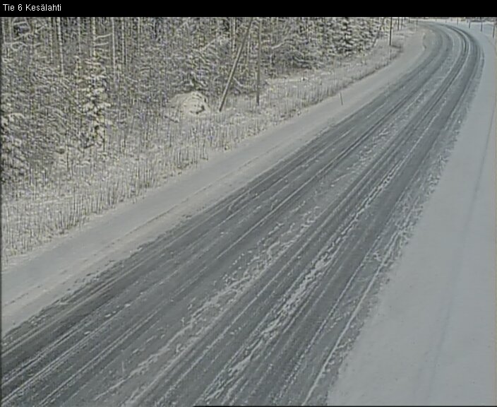 Weather Camera Image Road 6 Kitee, Kesälahti, Kitee, Pohjois-Karjala