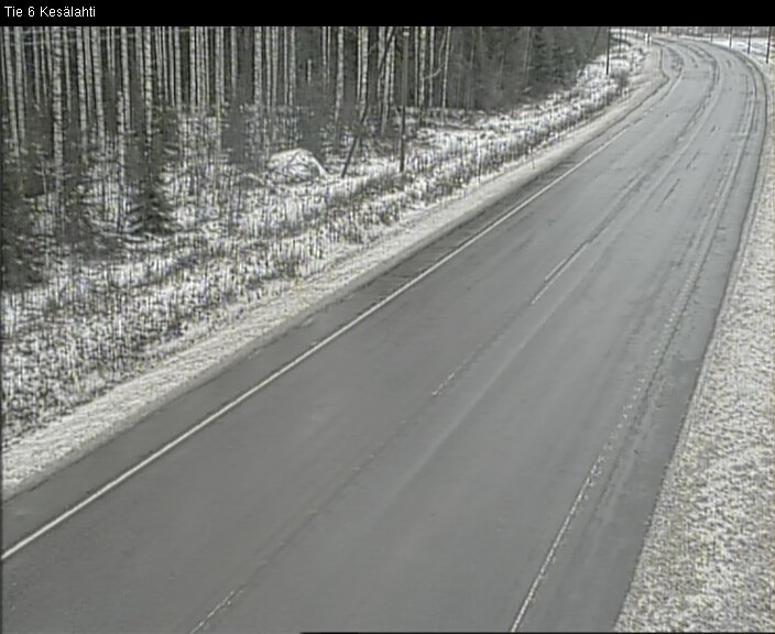 Weather Camera Image Road 6 Kitee, Kesälahti, Kitee, Pohjois-Karjala