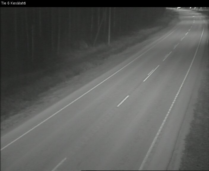 Weather Camera Image Road 6 Kitee, Kesälahti, Kitee, Pohjois-Karjala