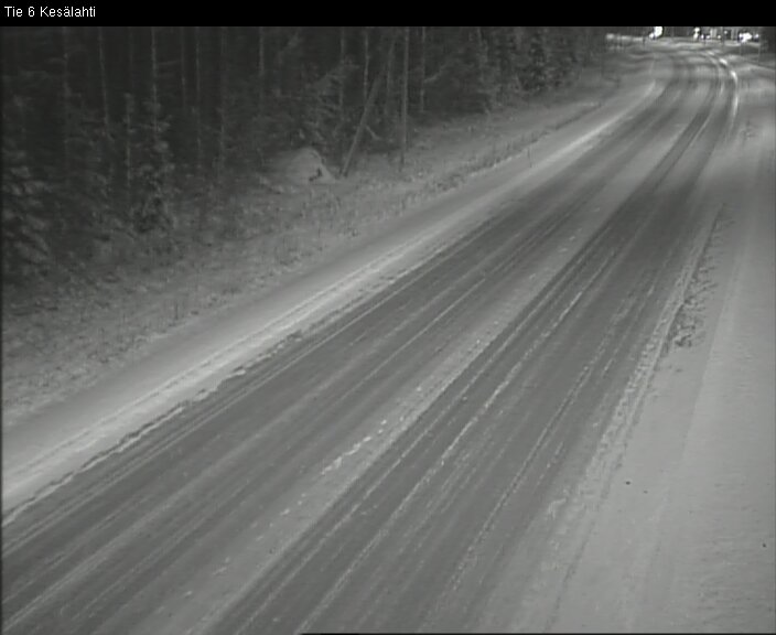 Weather Camera Image Väg 6 Kitee, Kesälax, Kitee, Pohjois-Karjala