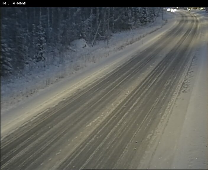 Weather Camera Image Road 6 Kitee, Kesälahti, Kitee, Pohjois-Karjala