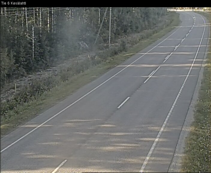 Kelikamerat Kuva Tie 6 Kitee, Kesälahti, Kitee, Pohjois-Karjala
