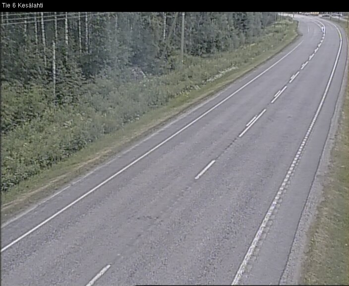 Kelikamerat Kuva Tie 6 Kitee, Kesälahti, Kitee, Pohjois-Karjala